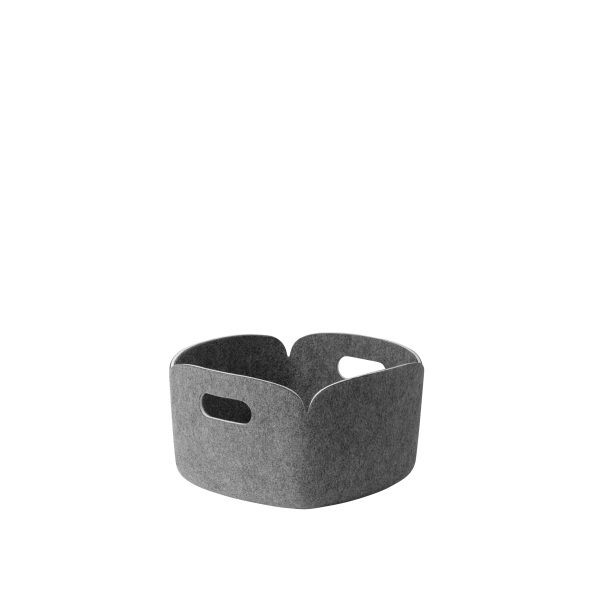 Restore 28x28cm – opbergmand – grey melange
