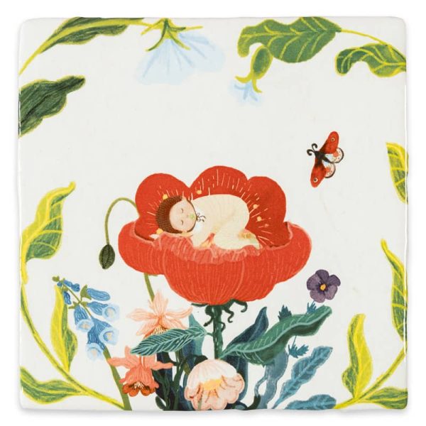 May you blossom 10x10cm - tegel