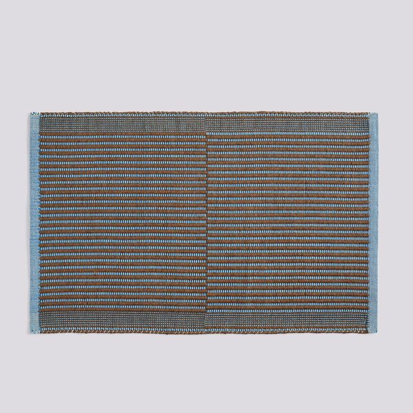 Tapis mat 60x95cm – tapijt – chestnut/blue