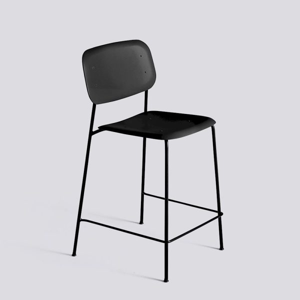 Soft edge 95 - barstoel - black